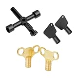 Juego de herramientas 4 en 1 de alta resistencia, radiador, caja de gas, armario eléctrico y abridor de armarios, incluye 2 herramientas de radiador y 2 abridores de cajas para un fácil acceso