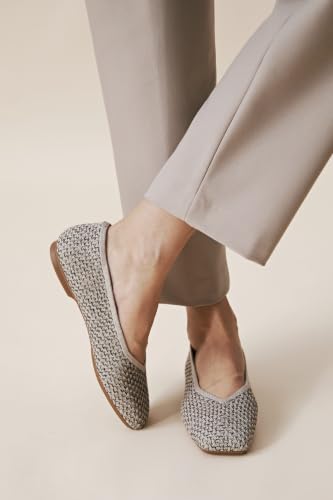 Image of VIVAIA Margot 3.0 Newly Upgraded Women's Ballet Flats Comfortable Square-Toe V-Cut Flats Casual Dress Washable Sustainable Shoes