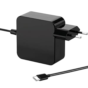 SCOVEE 65W USB C Ladegerät, USB C Laptop Ladegerät Kompatibel Für Mac Book Pro/Air, Lenovo Thinkpad Yoga, Huawei MateBook, HP ChromeBook, ASUS ZenBook,DDR4, 512 GB SSD, Ladeanschlüsse Typ-C