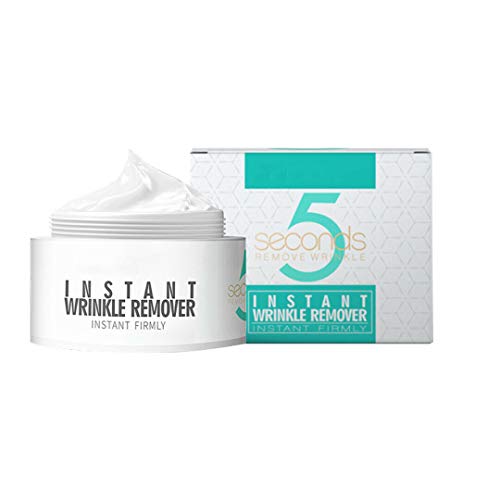 AuQuest 5 Seconds Wrinkle Cream Wrinkle Remover Anti-Aging Moisturizer Eye Neck Fine Line Instant Firmly Facial Cream Skin Care Beauty (White, 5.5 x 5.5 x 3.4cm)