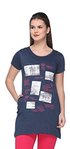 Image of In Love Women's Plus Size Cotton Printed T-Shirt with Pocket - Combo Pack of 2