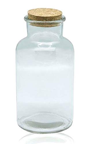 Sandra Rich. Glas Flaschen mit Kork. Rund. 6 Stück Set. Flasche ca 16 x 8 cm. 11100-4-99 (6 Stück Set) Cover