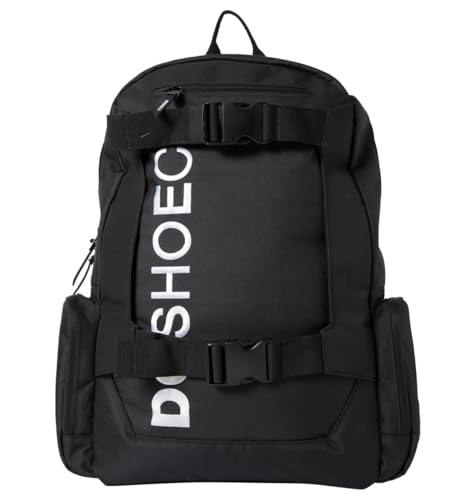 DC shoes Zaino porta skate Chalkers 4 Backpack skateboard con tasche e scomparti - 28 Litri (nero)