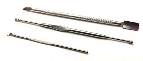 Vape Pipe Cleaning Tools 3 Different Types, Stainless Steel for Vape PAX & Kandy, Micro DX