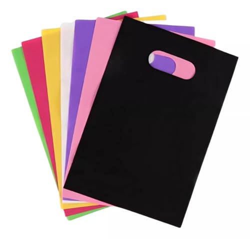 Kit 100 Un Sacolas Plásticas Boca Palhaço 30x40 Alça Vazada Onyon (BRANCA)