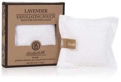 Lavender Exfoliating Bath and Shower Pouch with Salts