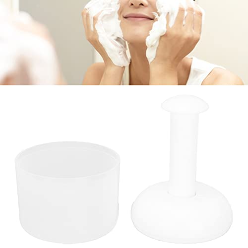 Copo de espuma de limpeza facial, máquina de fazer bolhas de plástico portátil para fazer bolhas de