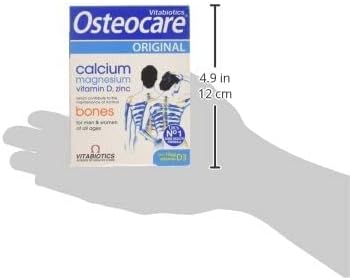 Vitabiotics Osteocare Calcium 800mg with Vitamin D3, Magnesium, and Zinc - Bone Health and Immunity Multivitamin Supplement for Men and Women - 90 Tablets