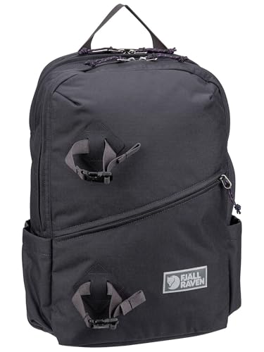Image of Fjallraven Vardag Backpack 17 - Classic Daypack, Recycled Fabric Construction - School, Travel, Coal Black, One Size