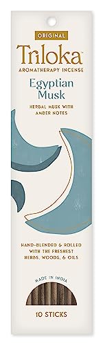 Triloka Original Incense, Egyptian Musk, 10 Sticks