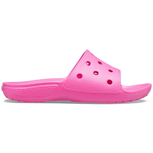 Crocs Classic Slide K rose sandales bout ouvert fille pointure 33 34 en résine légère