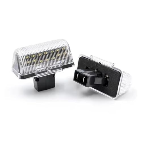 Luz LED para placa matrícula coche que evita multas por bombilla fundida en Ford Transit