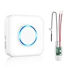 Satisure Wireless Doorbell Extender with Receiver Connects to Existing Hardwired Doorbell into Wireless Door Bell with 656 FT Range, 58 Chimes and 5 Volume Levels Door Chime for Home/Garage/Basement