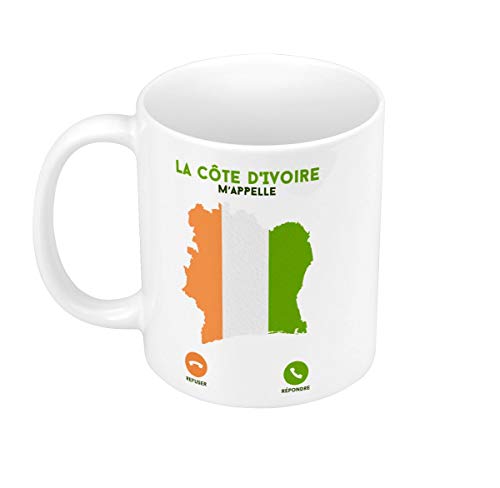 Mug Céramique La Côte d'Ivoire M'Appelle Voyage Passion Culture