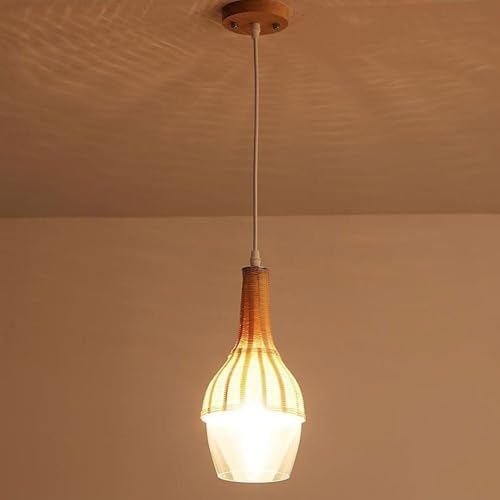 Lámpara de bambú hecha a mano: iluminación natural y elegante estilo nórdico 5