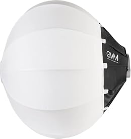 GVM Lantern Softbox Soft Light Modifier, 26inch, Quick-Setup Quick-Folding GVM Light Upgraded for GVM SD80D P80S SD300D SD200D SD200S ST200R ST100R PR150D PR150R and Other Bowens Mount Light