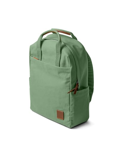 Image of DailyObjects Field Daypack Casual backpack fits upto 14 inch inch laptop with Luggage Sleeve| Unisex Travel Backpack | Made of Durable Canvas Material | Zippered Compartments with Pockets