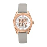DKNY Chambers Midi Quartz Leather Strap Watch DK1L016L0035