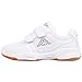Kappa Dacer Kids Scarpe da Ginnastica Basse Unisex - Bambini e ragazzi, Bianco (white/grey), 36 EU