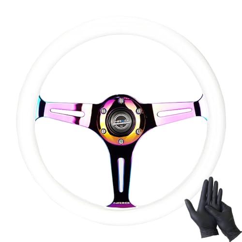 NRG Innovations ST-015 �E�b�h �X�e�A�����O �z�C�[�� MC-WT �l�I�N���� �z���C�g US���A�� ���s�A���i �� �J�[�A�N�Z�T���[ �����i GO�j�g�����O���[�u�t