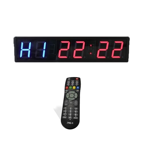 MEIVIYA Temporizador de intervalo Deportivo de aleación de Aluminio de 3 Pulgadas, cronómetro de Cuenta Regresiva for Entrenamiento de competición de Boxeo y Gimnasio(Blauw)