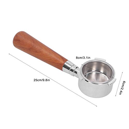 Portafiltro de acero inoxidable, reemplaza en cualquier momento Portafiltro MANGO DESMONTABLE Fácil de usar para… - Imagen 8