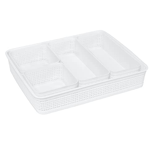 Simplify 5 Piece Organizing Set | Multiple Size Bins | Multipurpo...