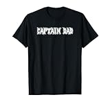 Photo Gallery captain dad awesome ironic goth ispirato maglietta Photo Gallery captain dad awesome ironic goth ispirato maglietta