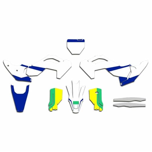 Autocollant graphique moto Husqvarna anti rayure pour kit deco TE FE TC 2024