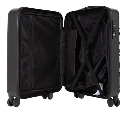 Valentino Mars Trolley Nero Noir 54cm bagage rigide aux finitions soignées