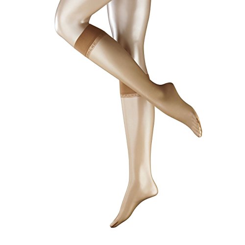 FALKE Women's Shelina 12 Denier Ultra-Transparent Fine Tights, Shimmering, Tear-Resistant, Pressure-Free Comfort Waistband, Fine Seam at Toe, Soft Material, 1 Pair, Powder Pink, 35-38