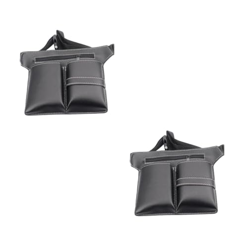 FOMIYES 2pcs Hairdressing Scissors Case Barber Carrying Bag Hair Stylist Tool Storage Hair Tools Bag Scissor Comb Holder Salon Accessory