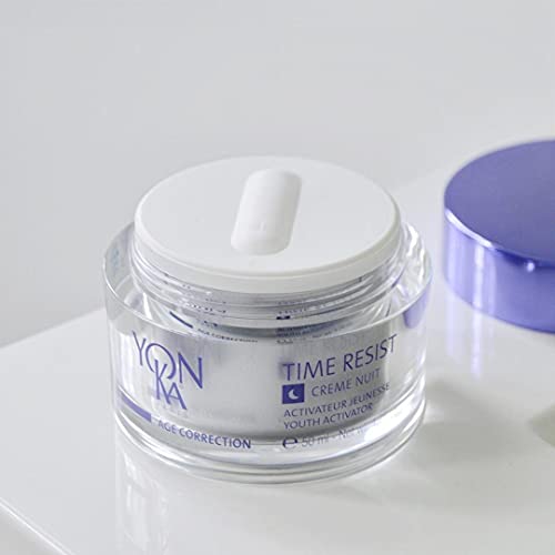 Yon-Ka Time Resist Nuit (50Ml) Anti-Aging Night Cream With Youth Activating Complex And Shea Butter, Firming Anti-Wrinkle Moisturizer For Face And Neck, Paraben-Free #TOP4