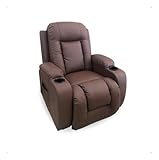 Poltrona Massageadora Papai C/Aquecimento Reclinável Manual