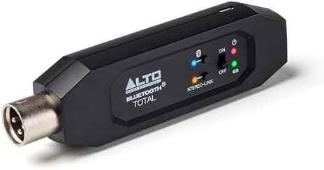 Alto Professional Bluetooth Total 2 - XLR Equipped Rechargeable Bluetooth Receiver For Mixing Desk / Audio Mixer Setups and Active PA systems