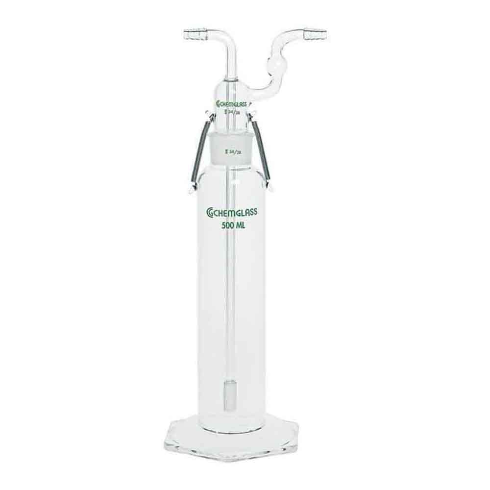Chemglass CG-1114-10 Series CG-1114 Stopper for CG-1114-02 250 mL Bottle, Coarse Frit