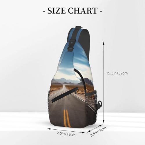 Bolso cruzado para pecho estilo diagonal para hombres y mujeres miniatura 3