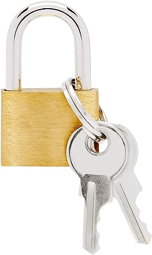 Image of Automatic Mini Locks with Keys for Luggage, Backpacks, Bulk Tiny Padlocks for Jewelry Box, Gym Bags, Diaries (25mm) (8)
