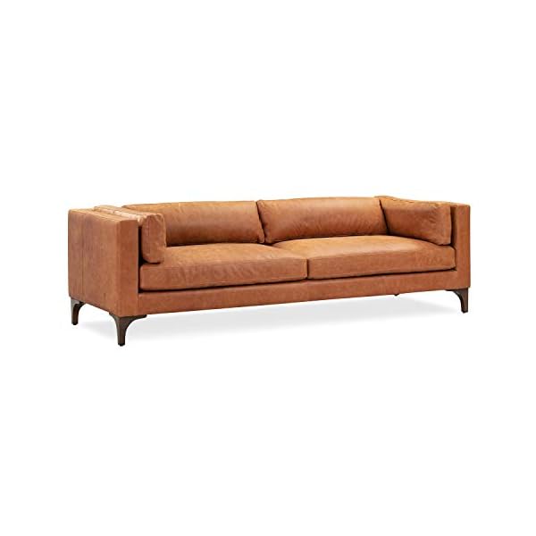 POLY & BARK Argan Sofa in FullGrain PureAniline Italian Leather