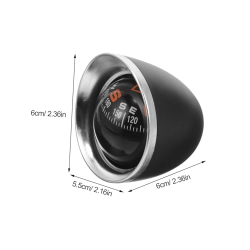 Brújula para tablero de auto BESPORTBLE con aumento convexo miniatura 2