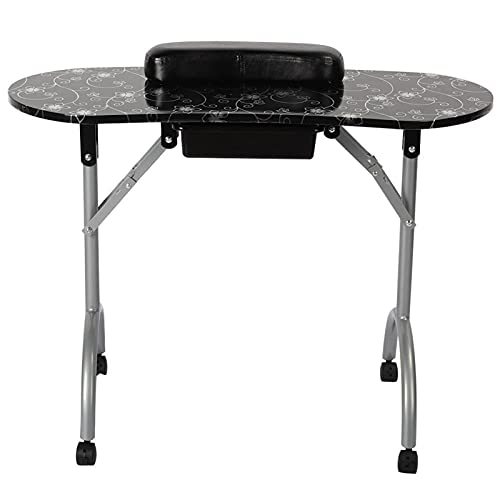 ACYY Tragbare Maniküre-Tabelle Faltender High Density Board Faltbare Nagelkunst Schreibtisch Mit Tasche Maniküre…