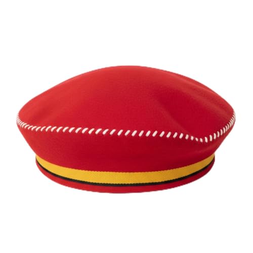 Cosplaya Red Velvet Renaissance Adjustable Hat for Womens Adult Teens Mens Halloween Costume Cosplay Outfit