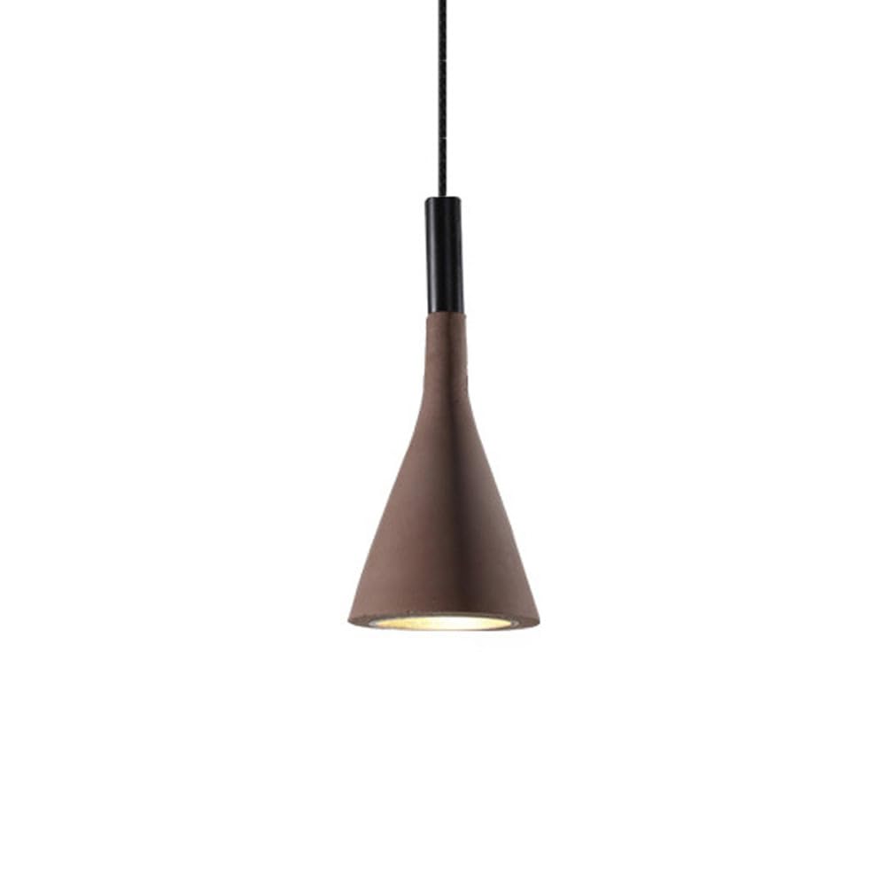 KXEcoLife Modern Nordic Style Concrete Pendant Light, E27 Single-Head Ceiling Lamp, Stylish Kitchen Island Chandelier, Colorful Hanging Lamp for Home Decor