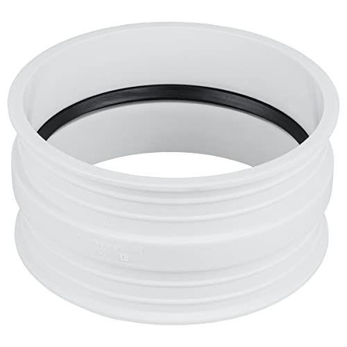 Manchon PVC pour Traversée Passage Mur/Dalle Ø 200mm Manchon d'étanchéité Blanc