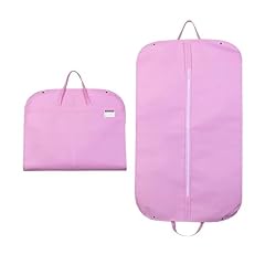 Premium Non-Woven Garment Bags for Suits Dresses - Travel Organizer with Carry Handles - Durable Brown Hanging Clothes