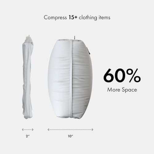 Ekster Vacuum Travel Bags - TSA-Compliant Space Saver Compression Storage, Odor & Waterproof Anti-Rip Modular Vacuum Sealed Bags for Travel, Airtight Zipper for 15+ Items, Fits Luggage & Backpacks2