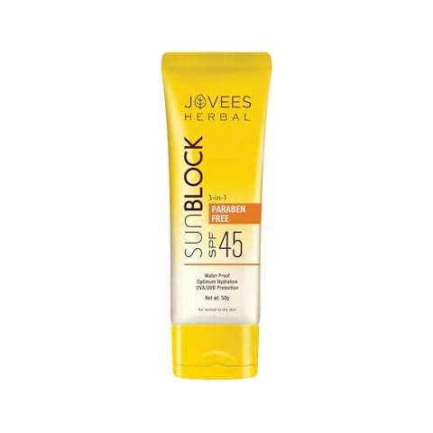Jovees Anjeer & Carrot Sunblock with SPF 45 - 100 grams Cover