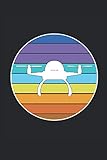  Drone Glider Pilot Racer Day Vintage Retro: Dot grid Journal or Notebook (6x9 inches) with 120 pages