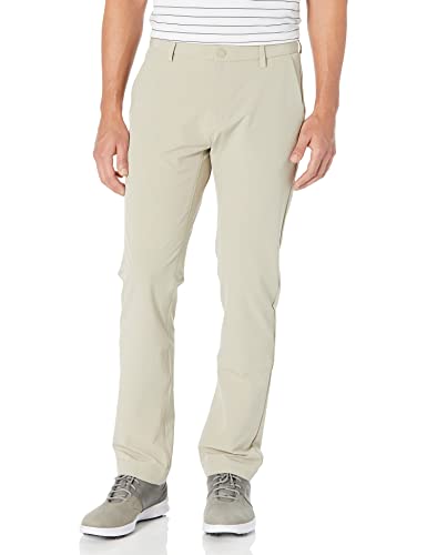 Pantalon de sport pour homme Cutter & Buck Bainbridge beige vêtement stretch 32W 32L