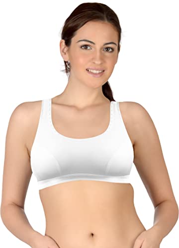 Image of Selfcare Women Cotton Blend Full Coverage Non Padded Sports Bra